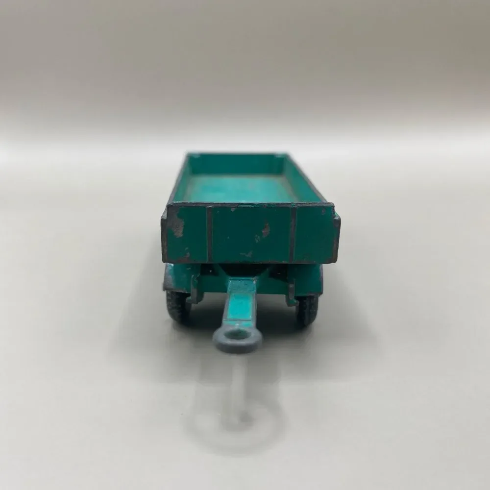 Vtg Matchbox Lesney Mercedes Trailer No. 2 Aqua Green Regular Wheels Tow Hook‎